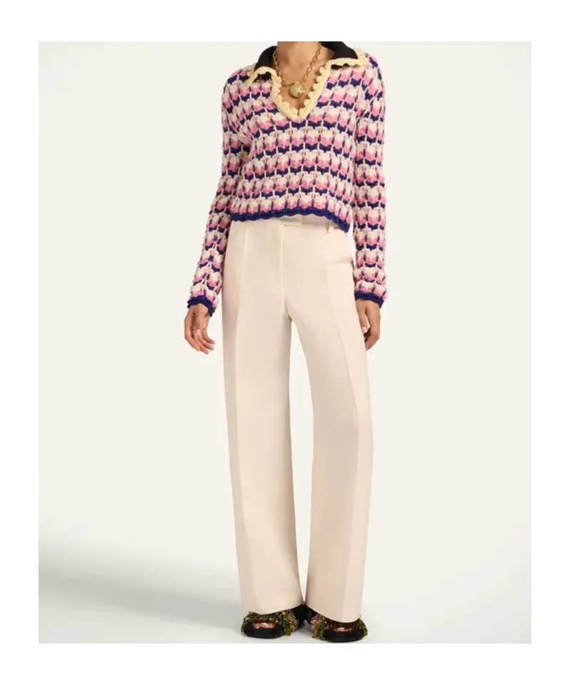 Geometric-Pattern Sweater