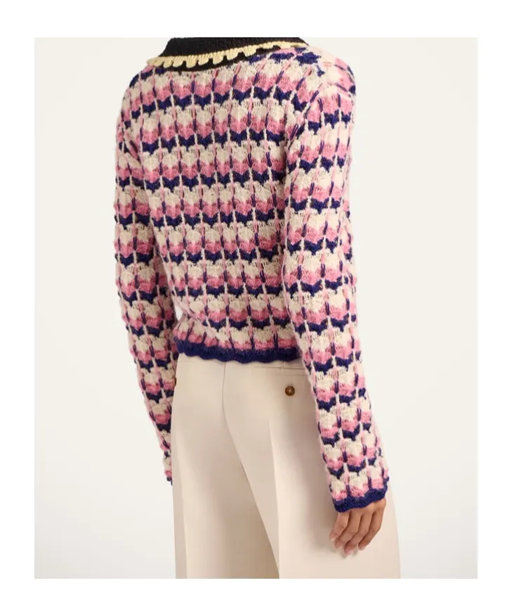Geometric-Pattern Sweater