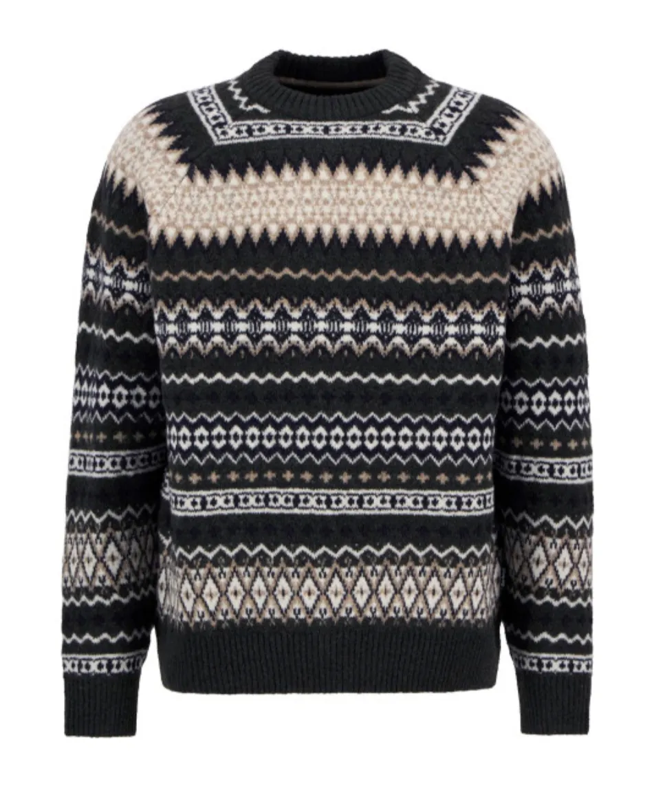 Hase Fair Isle Crew Neck Jumper