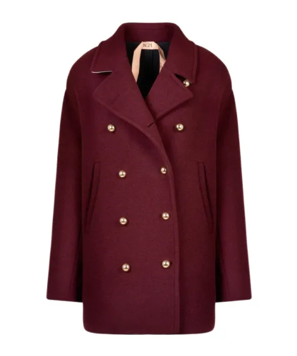 Double-Breasted Casual Coat