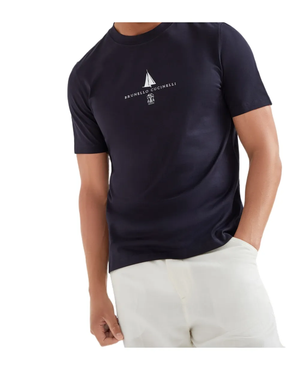 Logo Printed Crewneck T-Shirt