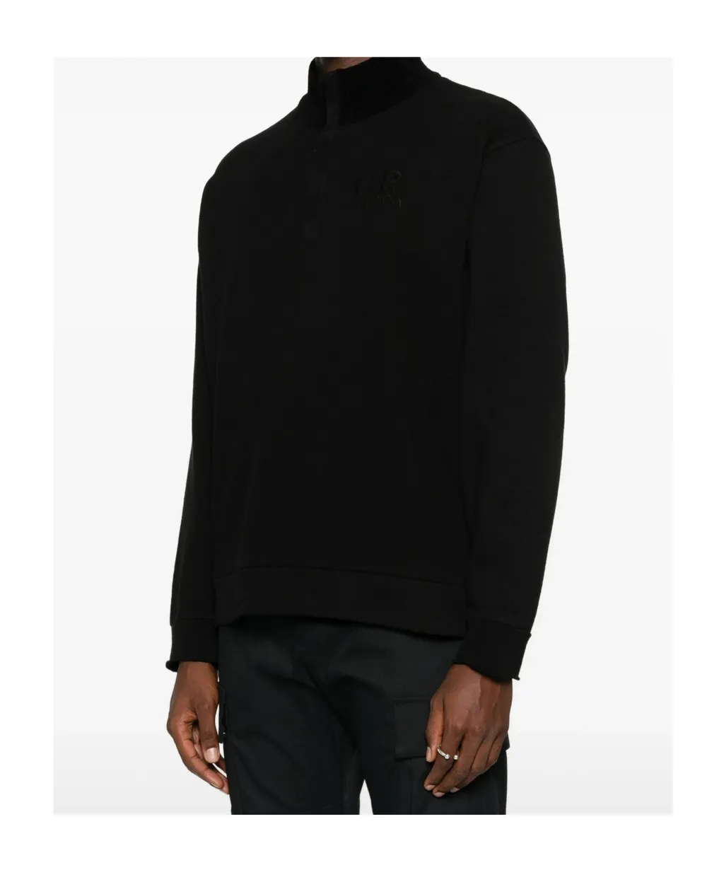 Logo-Embroidered Half-Zip Sweatshirt
