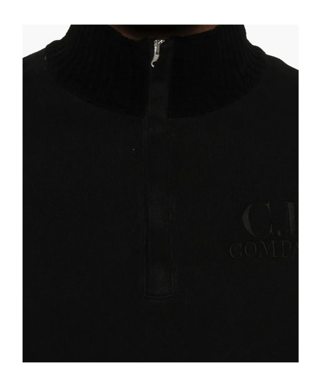 Logo-Embroidered Half-Zip Sweatshirt