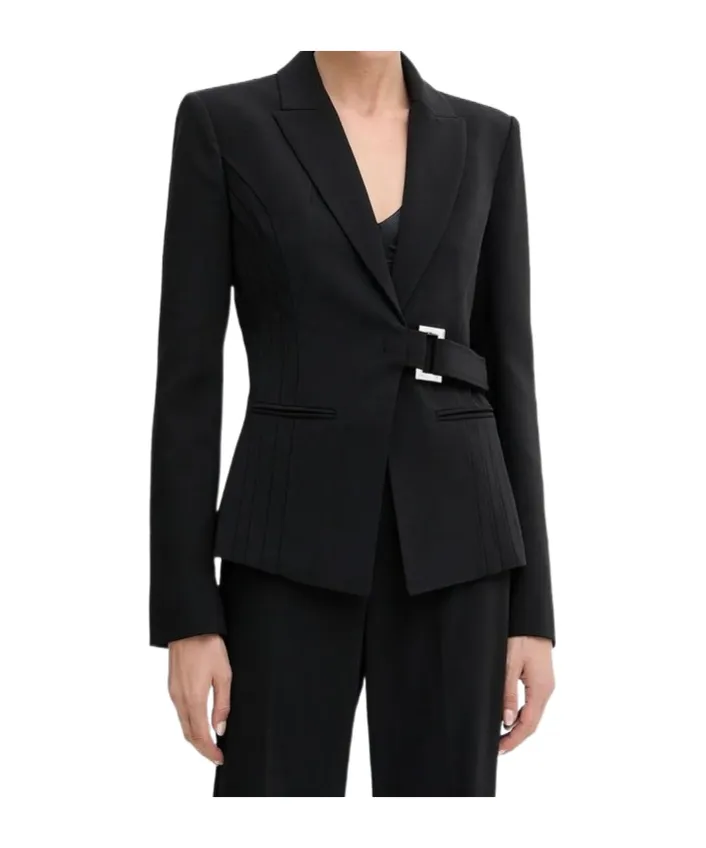V-Neck Fitted Jacket