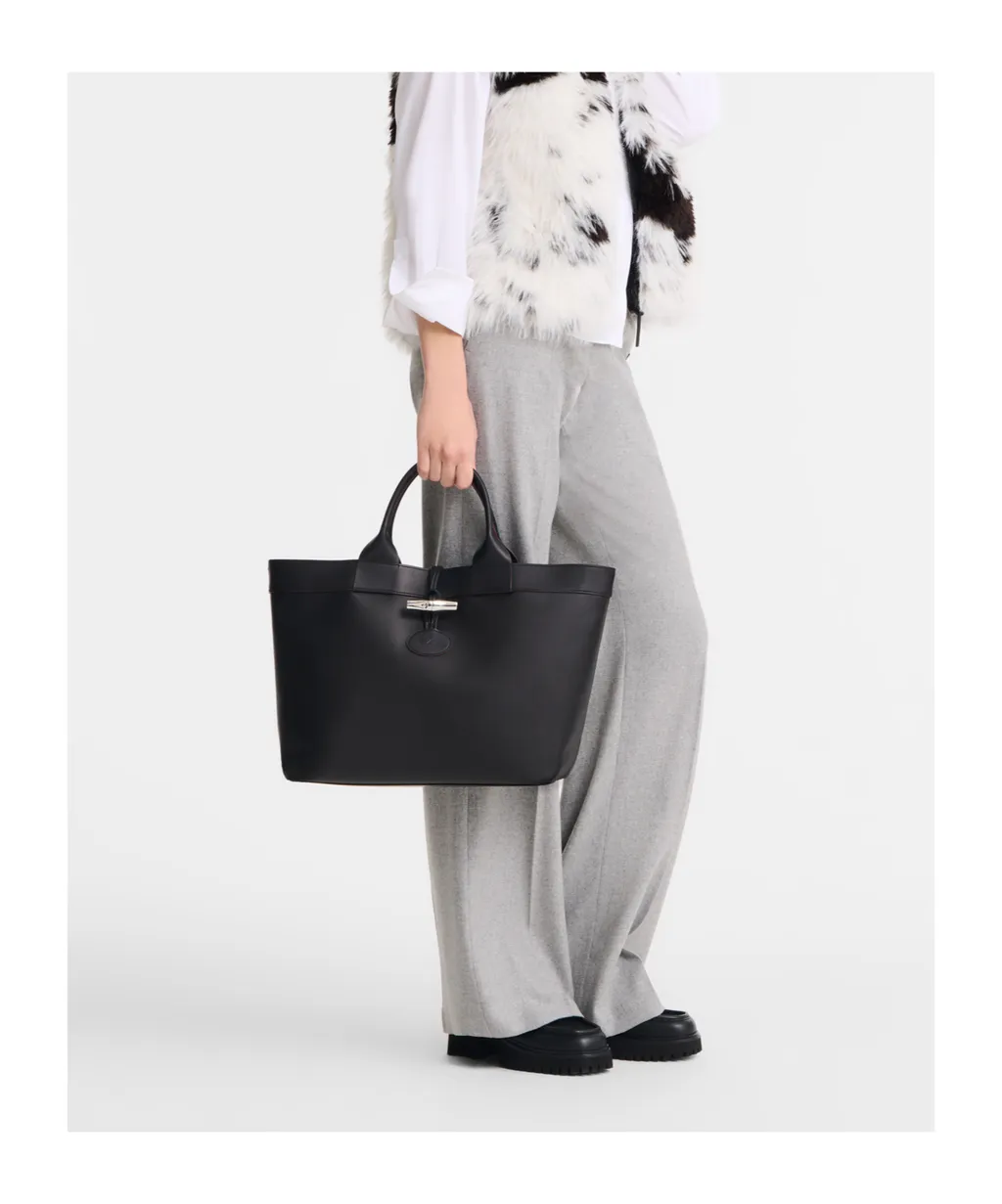 Le Roseau Leather Tote Bag