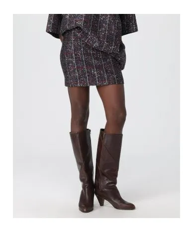 Sequin Tartan Skirt