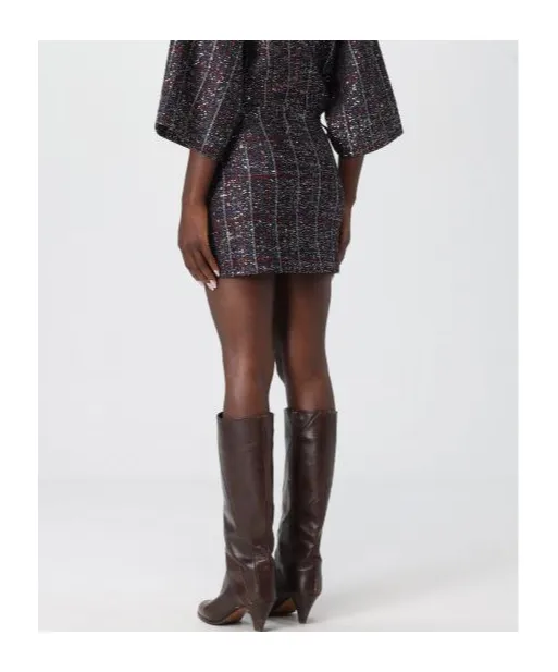 Sequin Tartan Skirt
