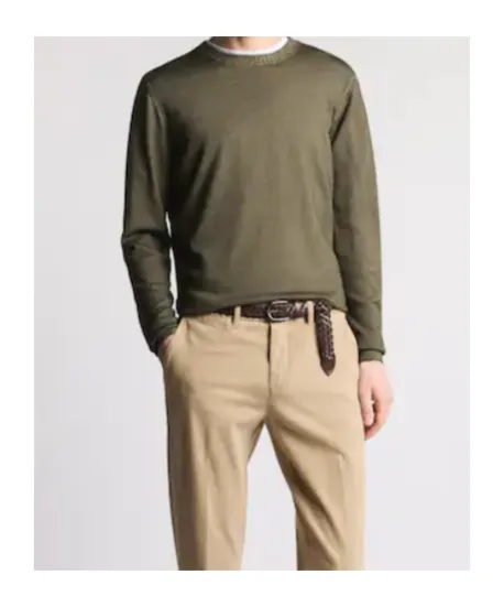 Ribbed Crew Neck Knitwear