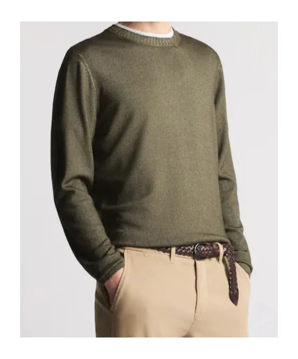 Ribbed Crew Neck Knitwear