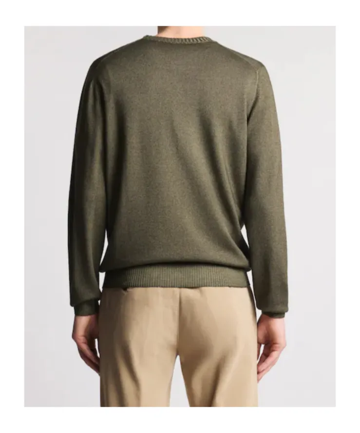Ribbed Crew Neck Knitwear