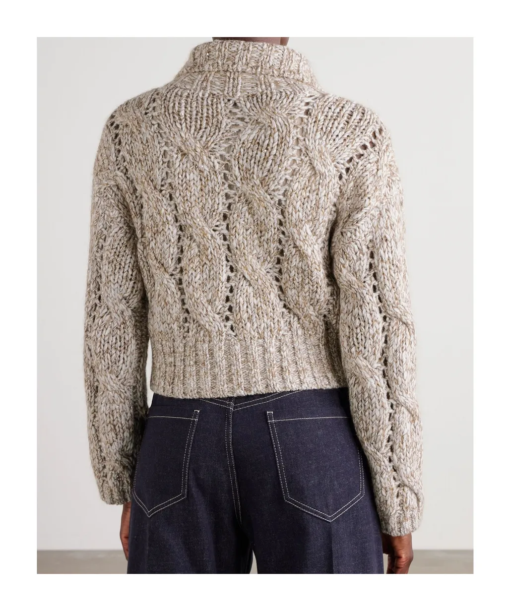 Long Sleeved Zip-Up Cardigan