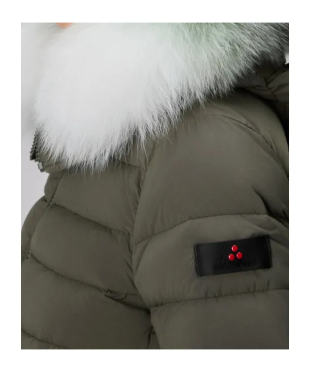 Itoka Zip-Up Long Down Jacket