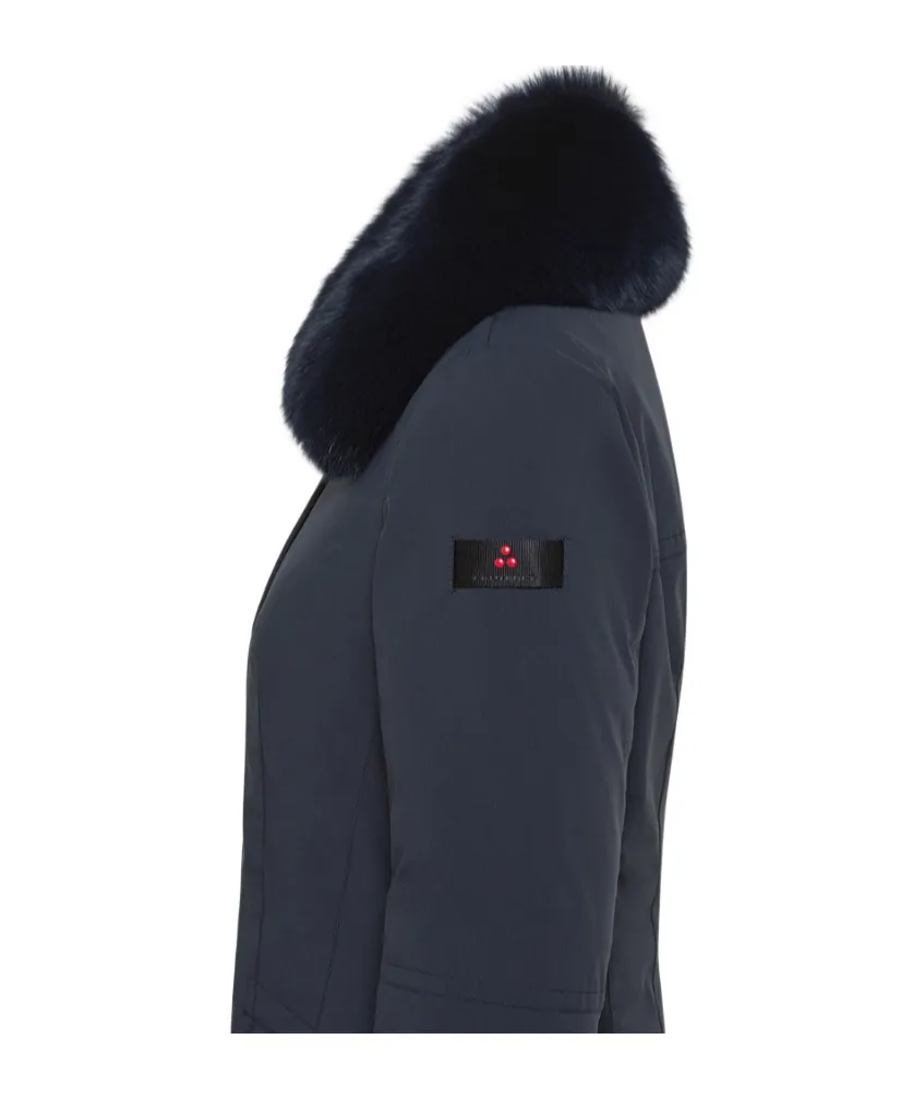 Slim Jacket With Fur Collar