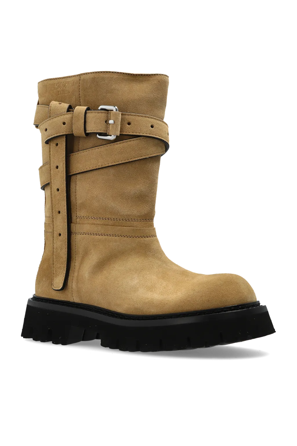 Buckle-Strap Boots