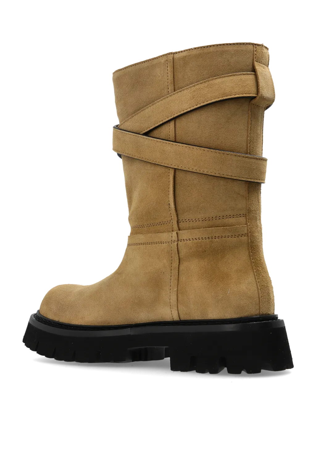 Buckle-Strap Boots