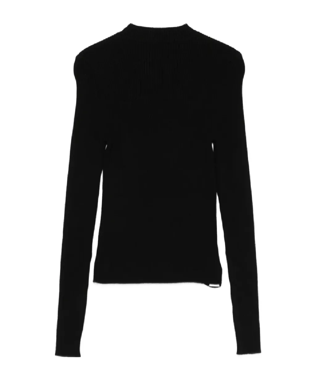 Ribbed Stretch Sweater