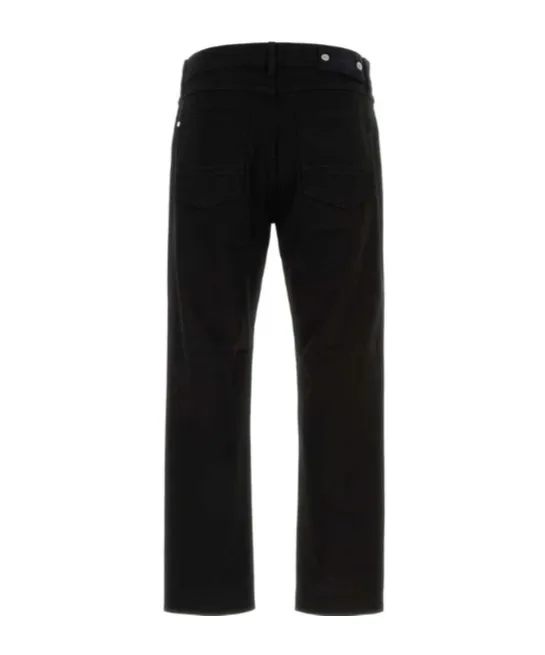 Logo Patch Straight-Leg Jeans