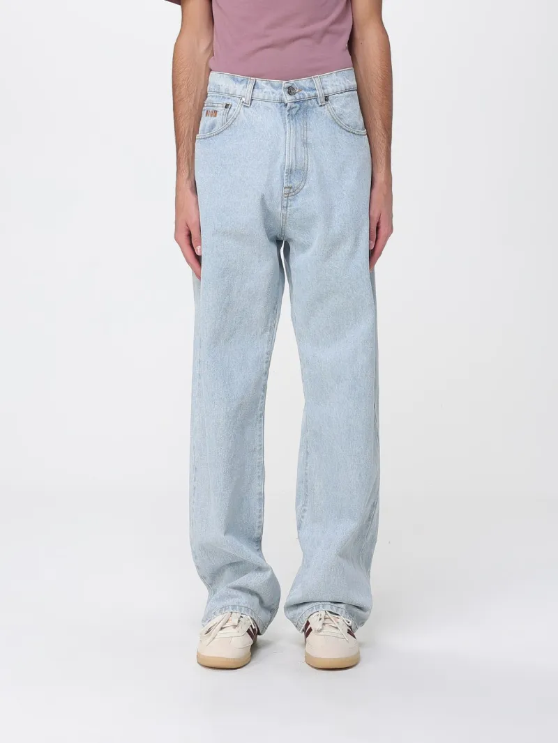 Marbled Denim Trousers