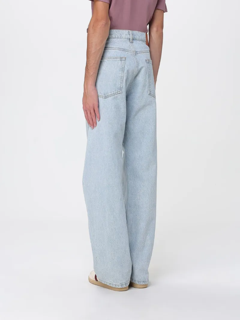 Marbled Denim Trousers