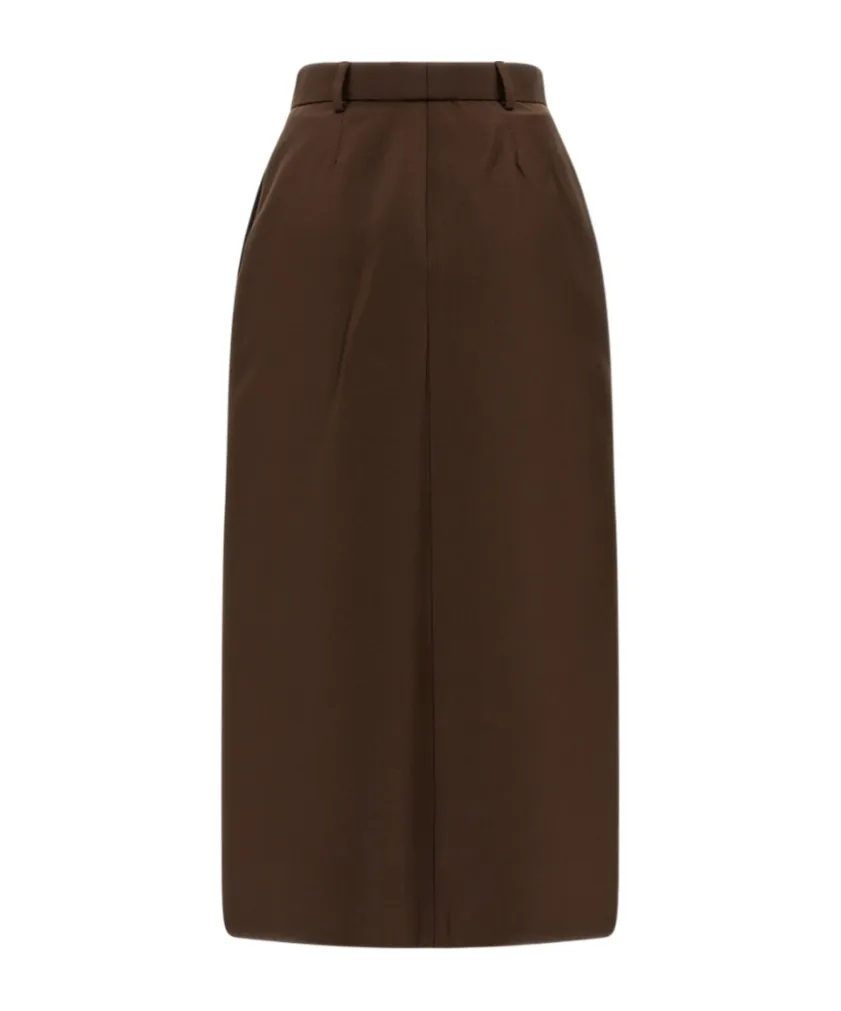 Violante Silk Midi Skirt