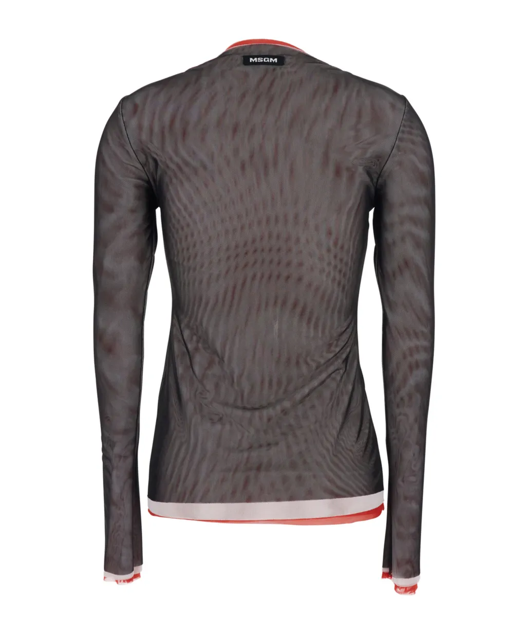 Crewneck Layered Blouse