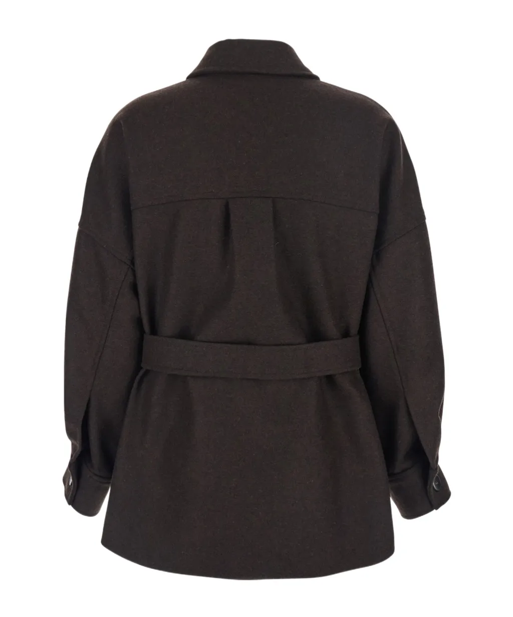 Belted Overshirt Jacket