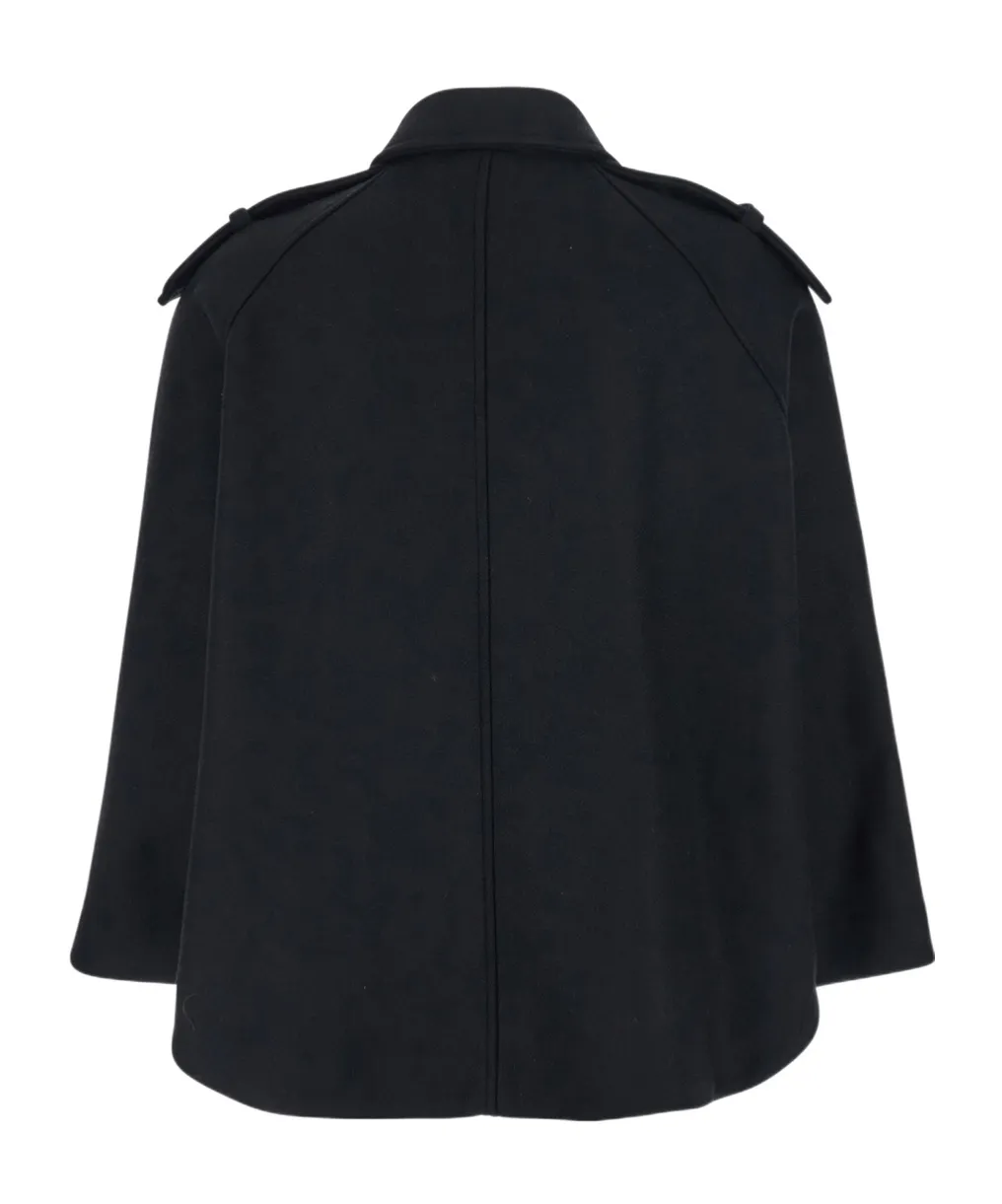 Double-Breasted Oversized Coat