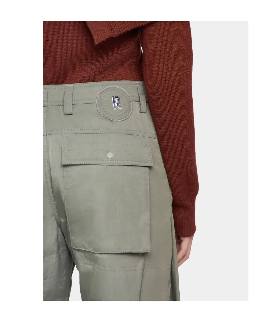 Pleated Button Fastened Trousers
