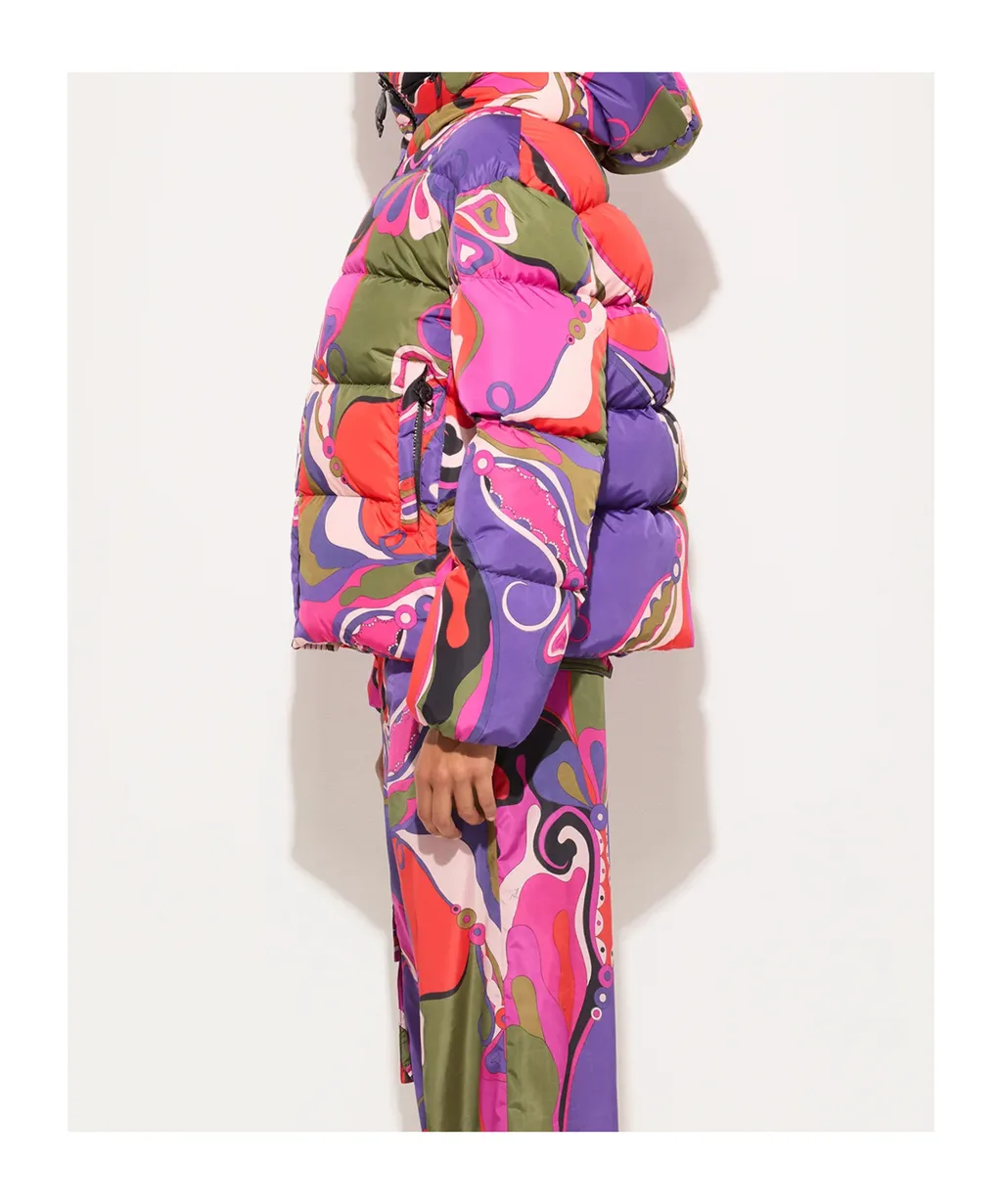 Printed Down Jacket