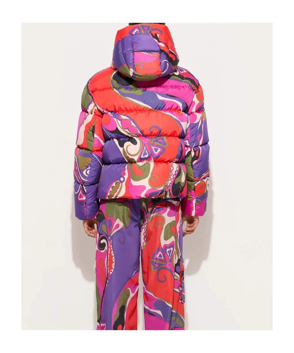 Printed Down Jacket