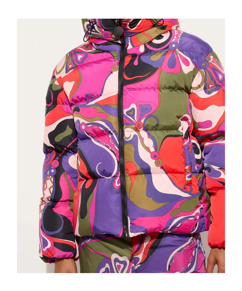 Printed Down Jacket