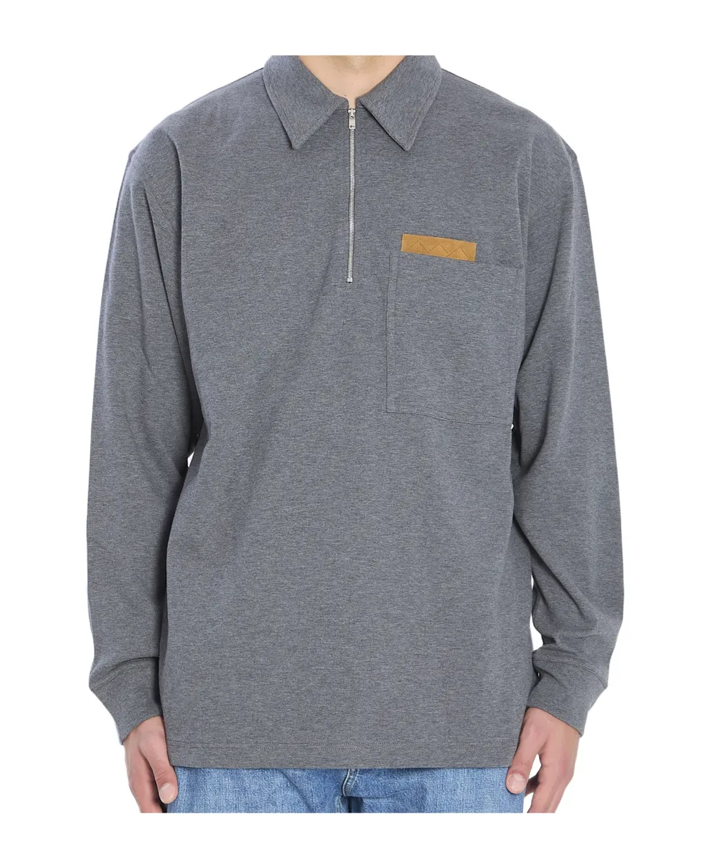 Long-Sleeved Polo Shirt