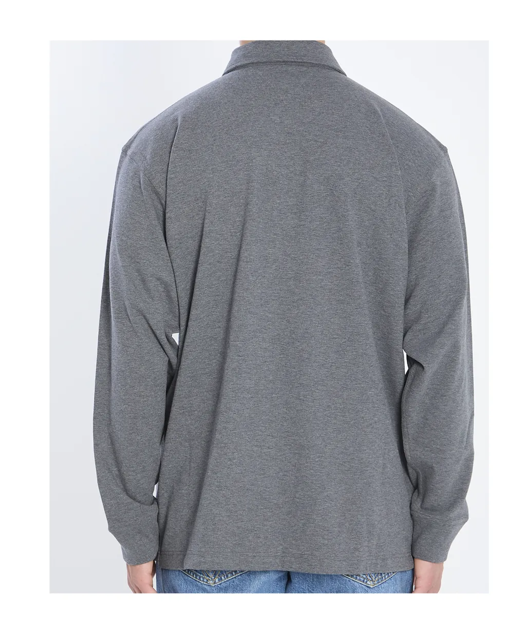 Long-Sleeved Polo Shirt