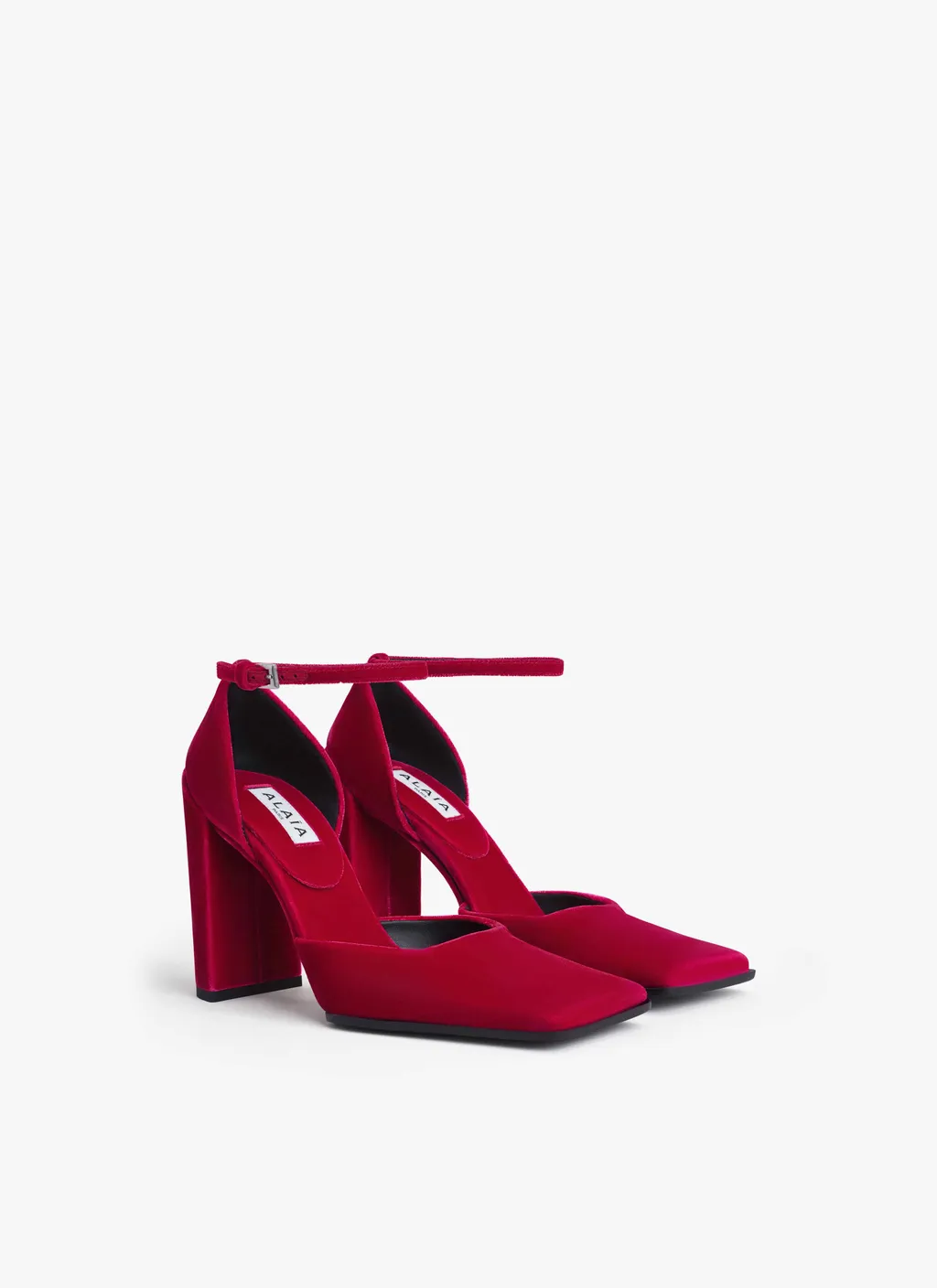 Square-Toed High Heels