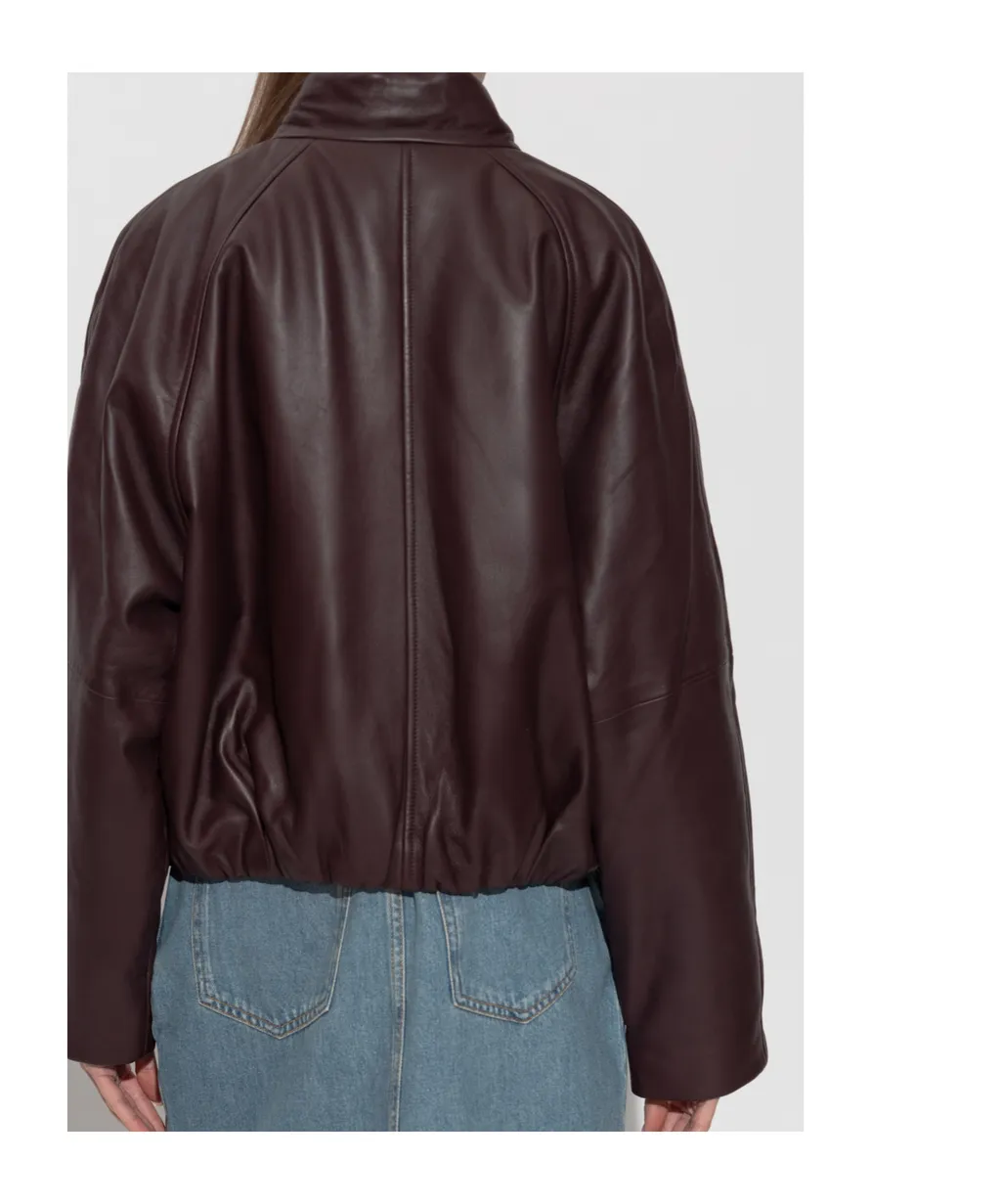 Long Sleeve Leather Jacket