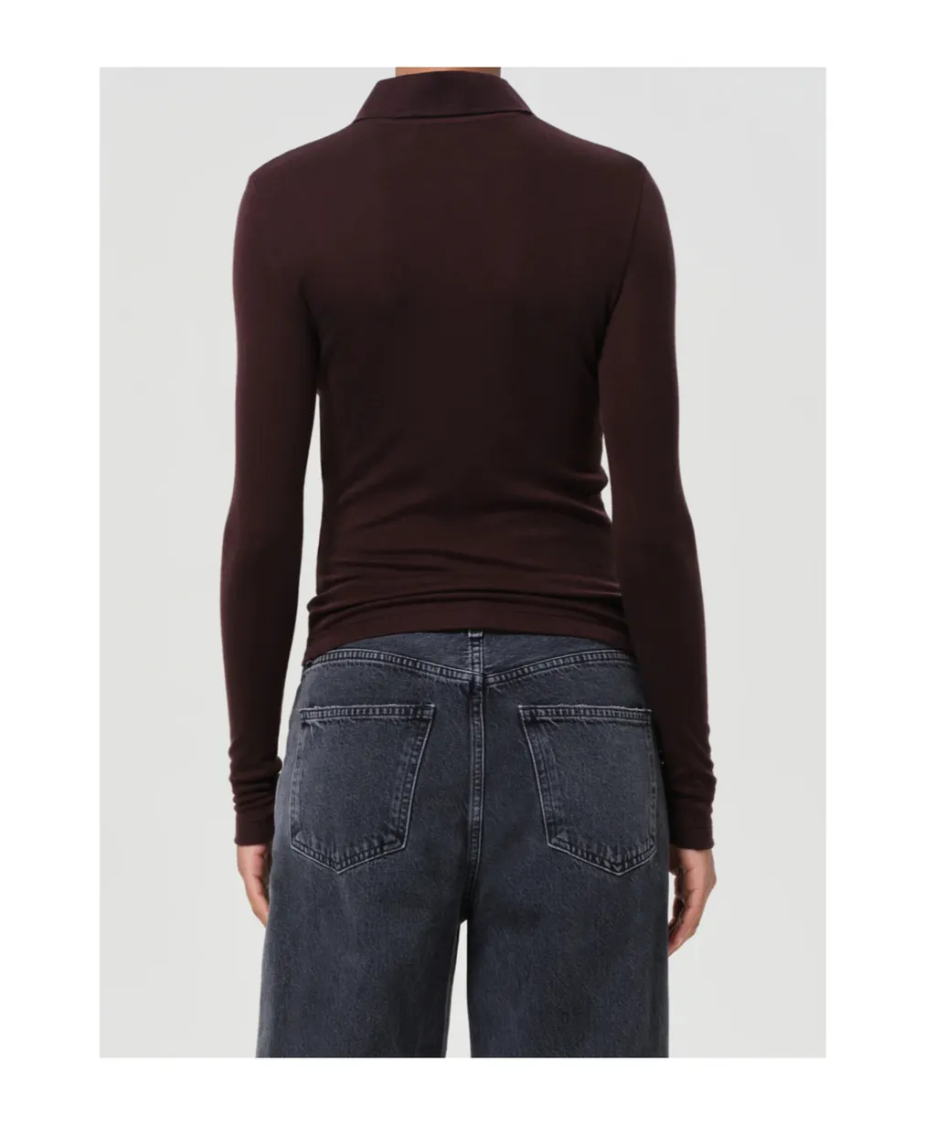 Long-Sleeved Polo Shirt