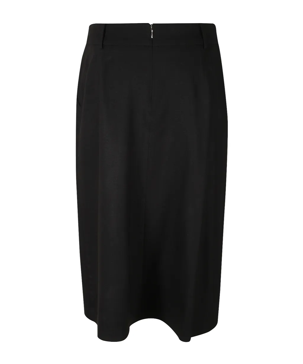 Pleated Midi Skirt