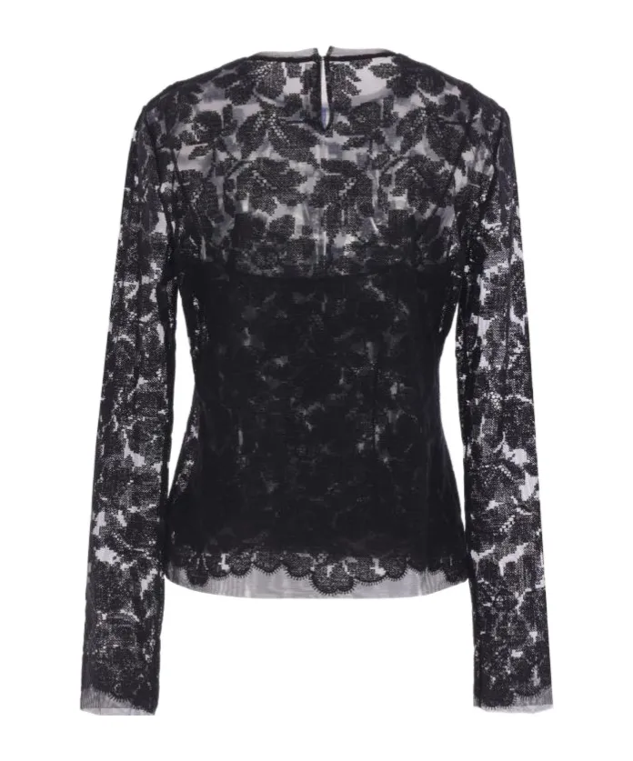 Lace Long-Sleeve Top