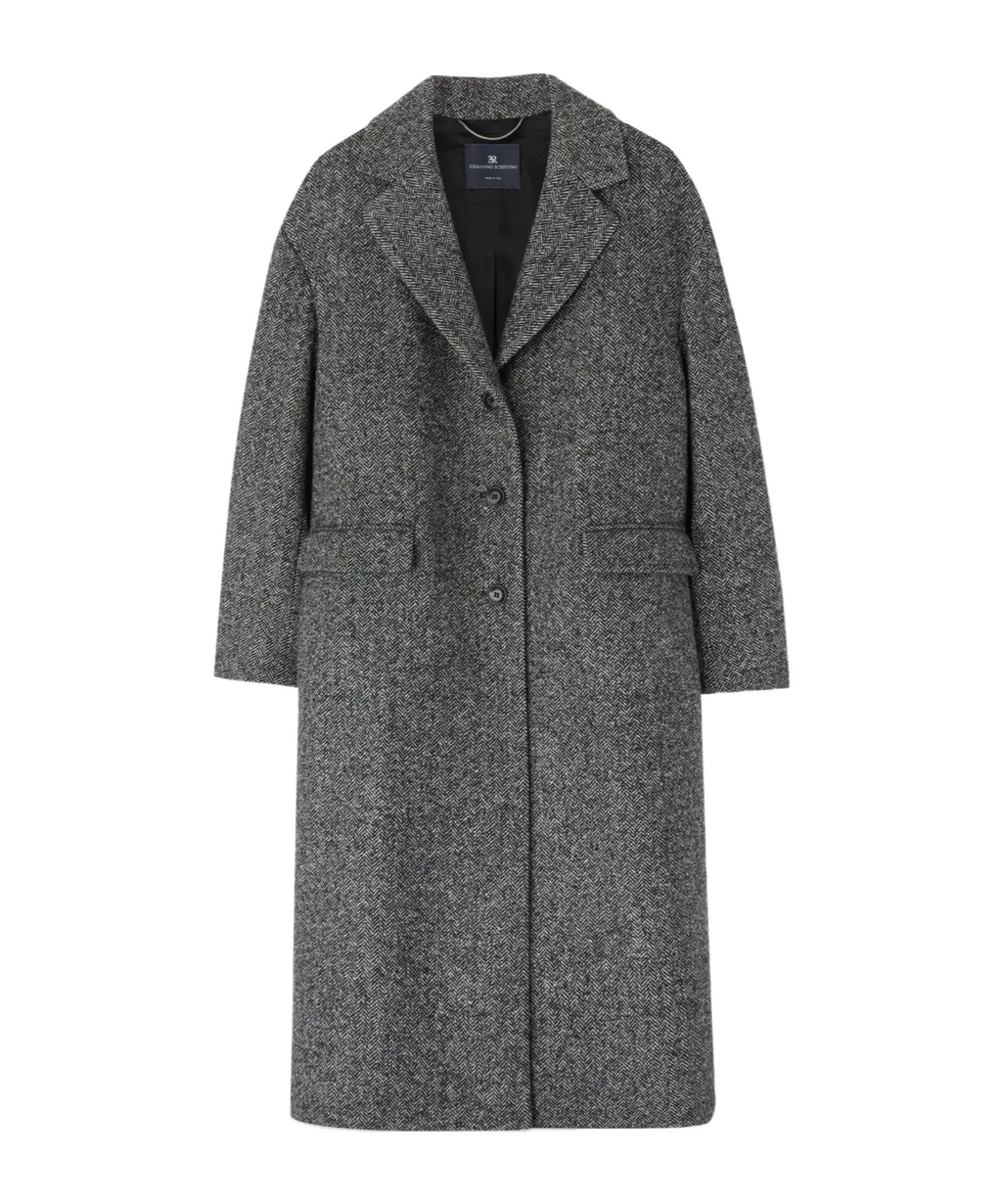 Single-Breasted Tailored Coat