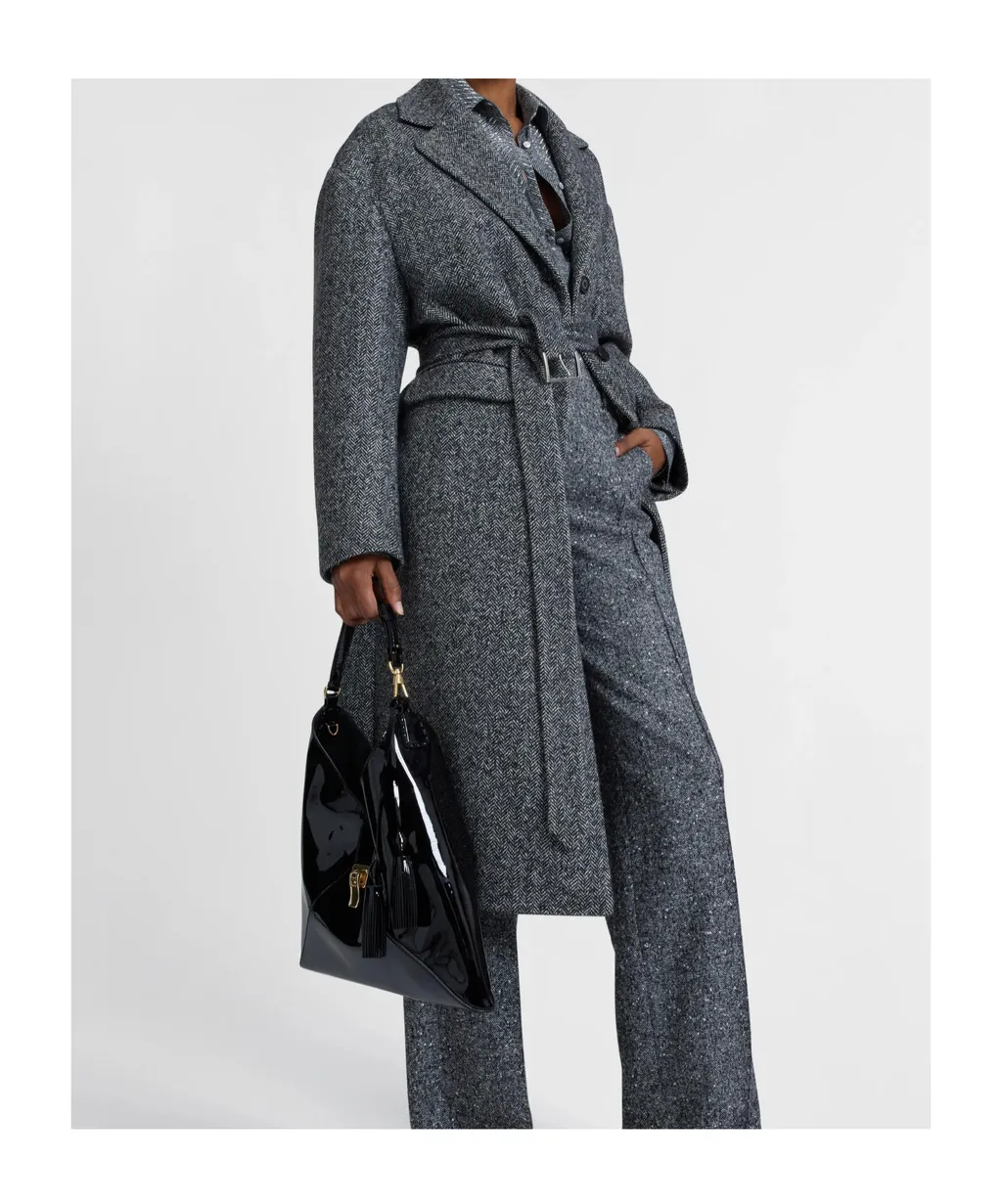 Single-Breasted Tailored Coat
