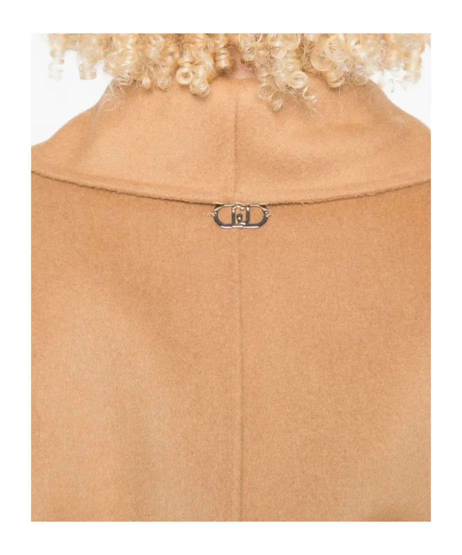 Belted Patch-Pocket Coat
