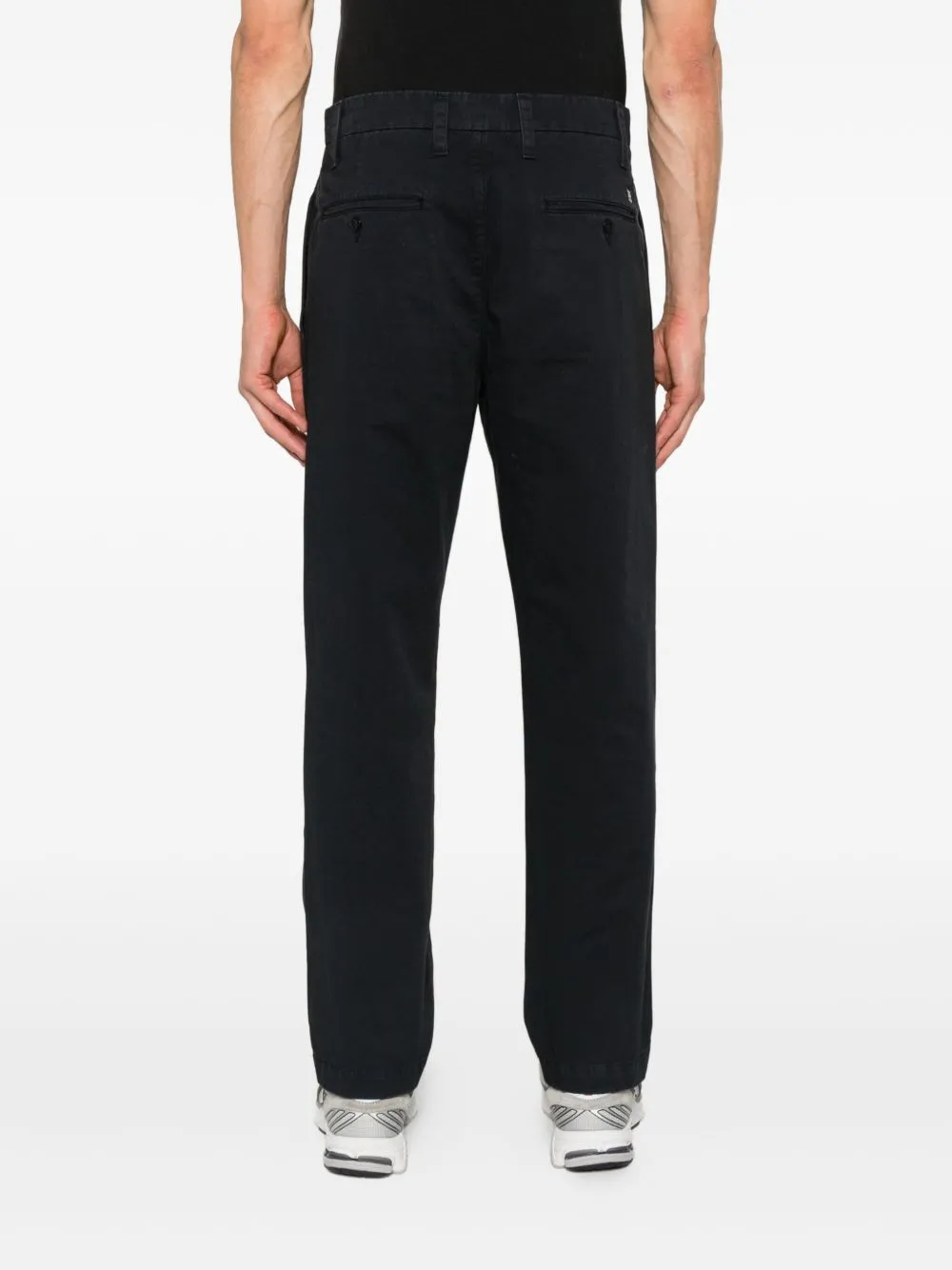 Pleated Cotton Trousers