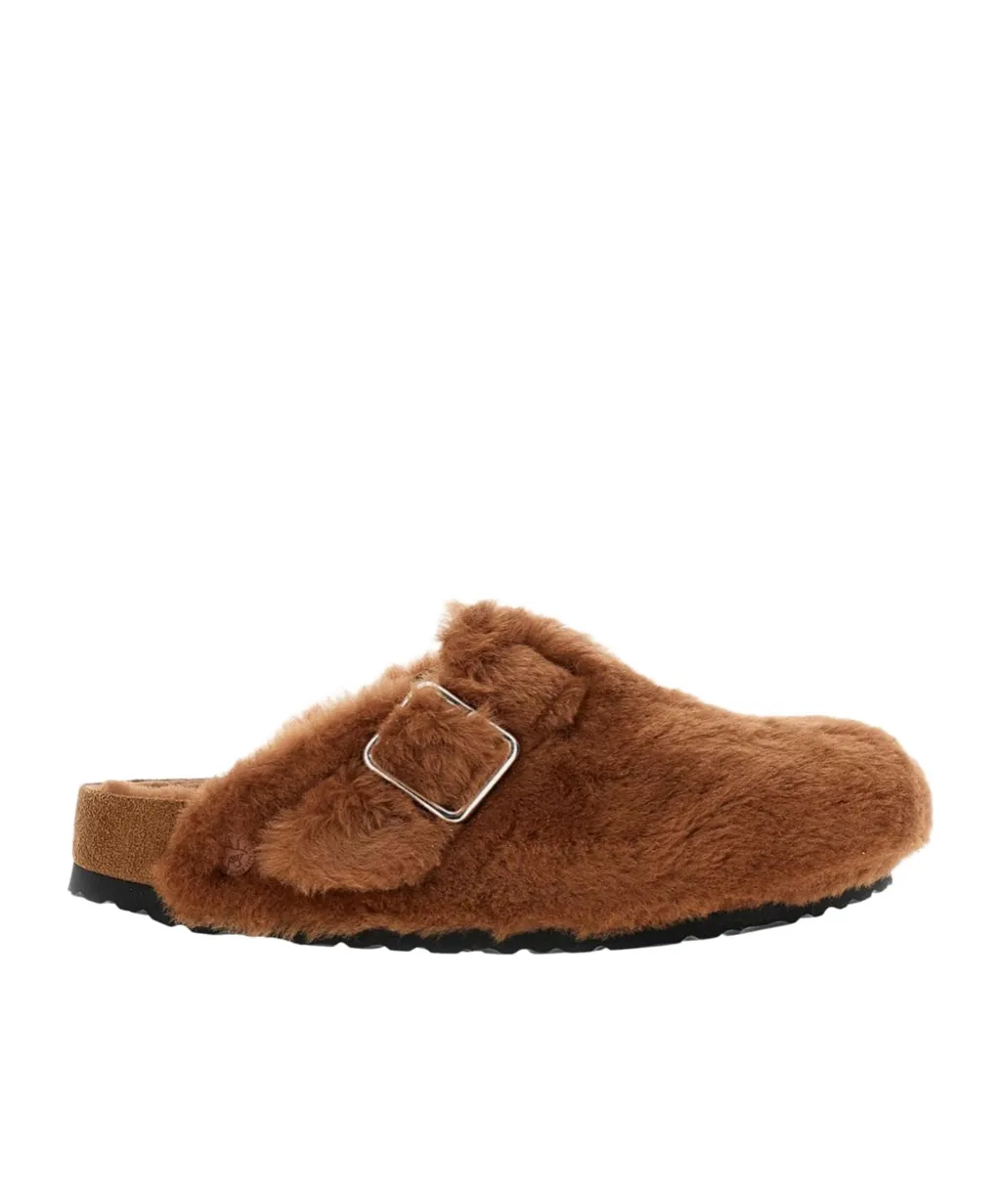 Shearling Boston Clogs