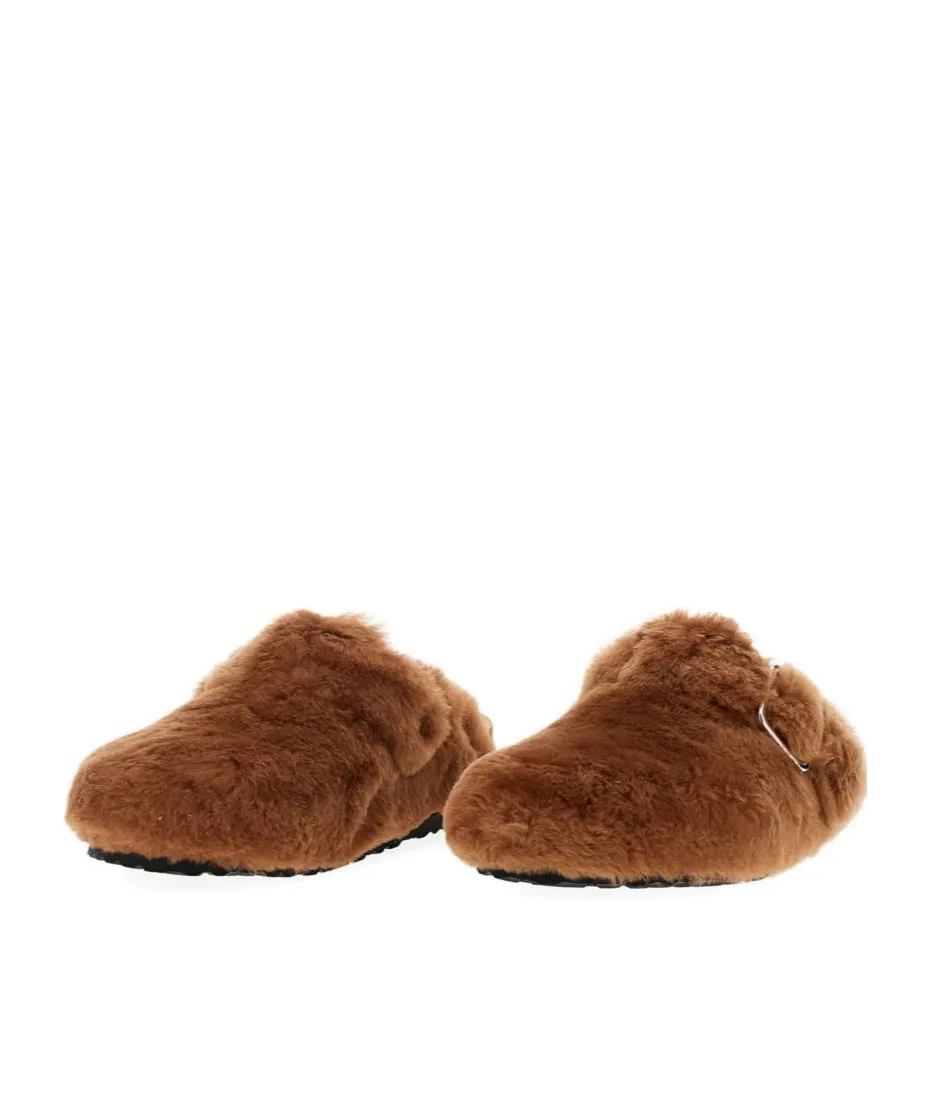 Shearling Boston Clogs