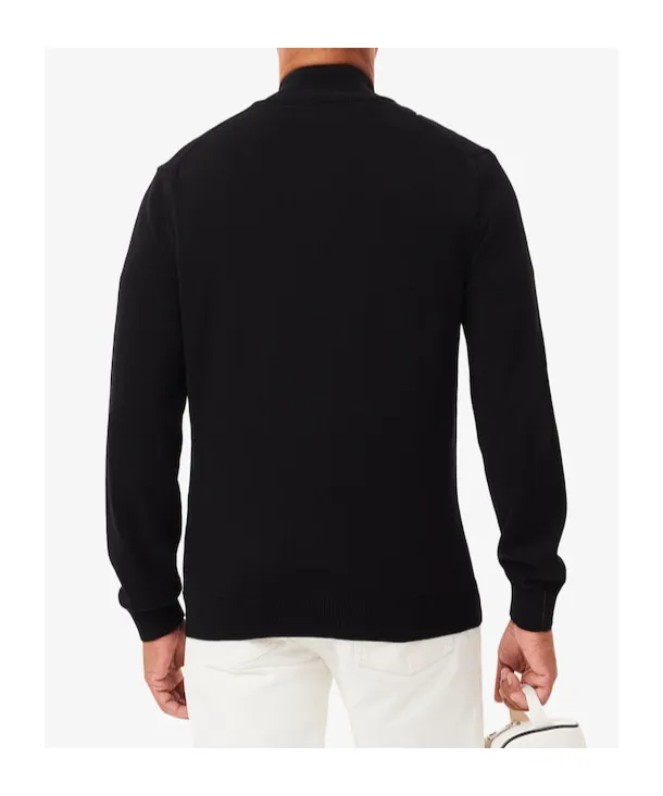 Logo-Patch Zip-Up Cardigan