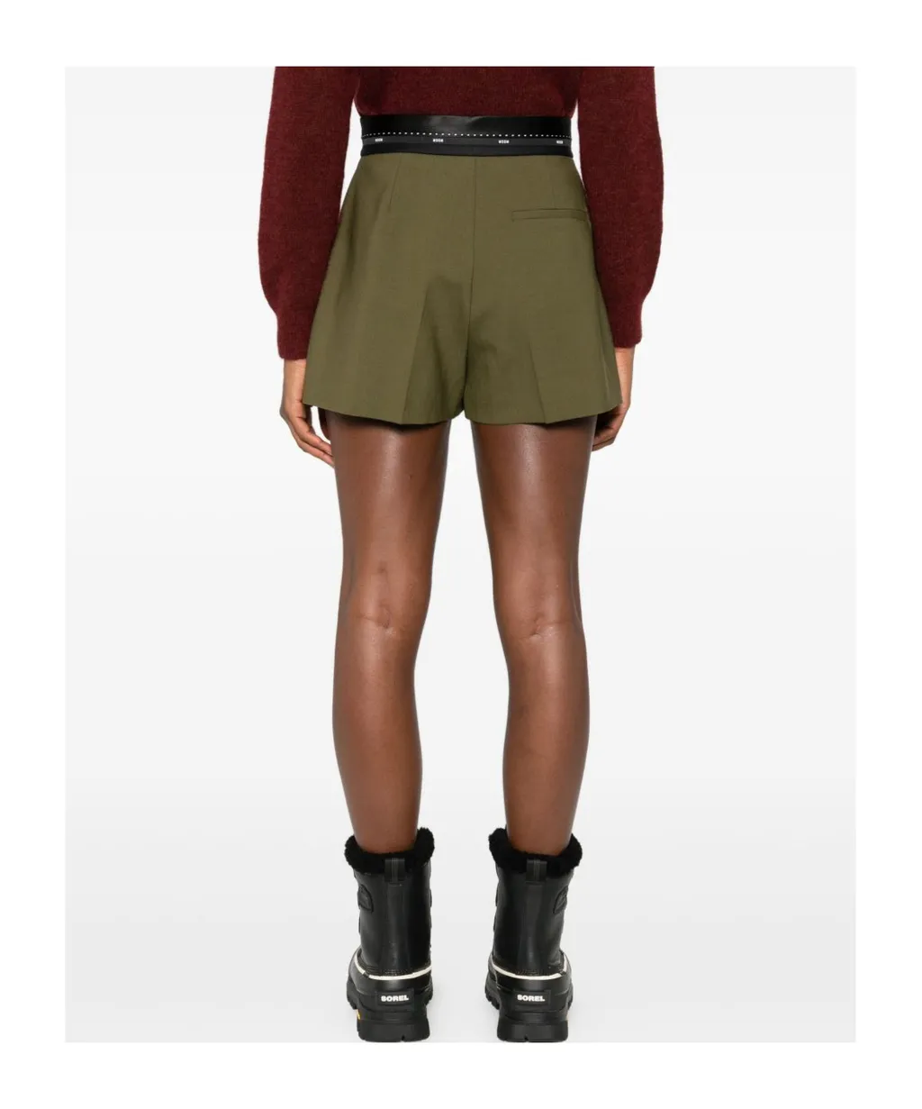 Pleated Shorts