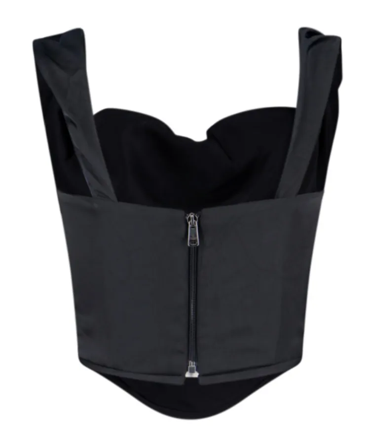Bustier Ruffled Top