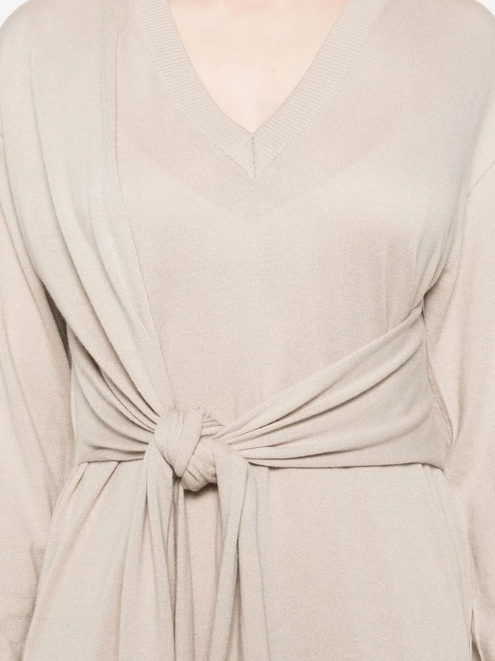 V-Neck Midi Dress