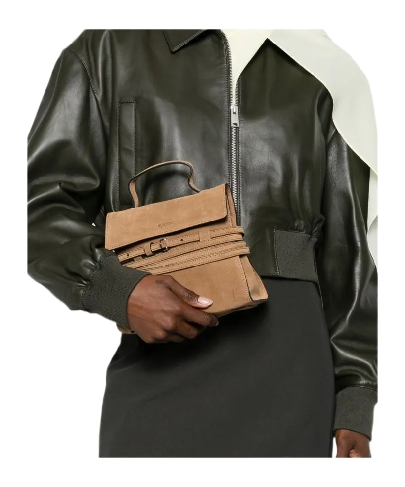 Tie Me Suede Tote Bag