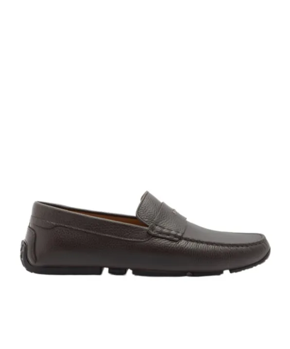 Logo Plaque Slip-On Loafers